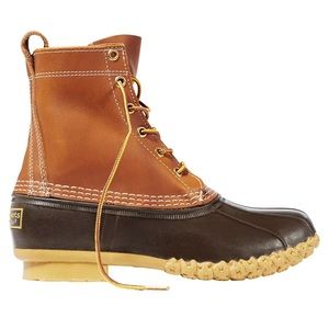 L.L. Bean Brown and Tan Winter Boots